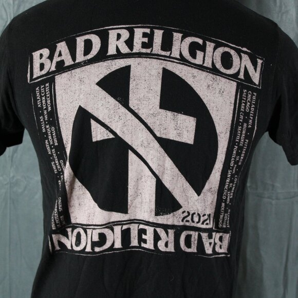 Punk Band Shirt - Bad Religion 2021 Tour - Men's Medium - Picture 6 of 9